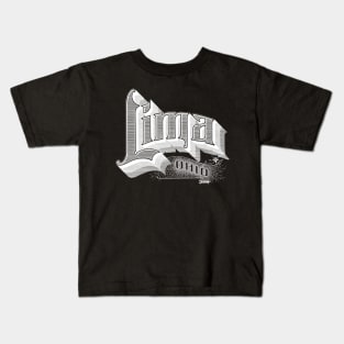 Vintage Lima, OH Kids T-Shirt